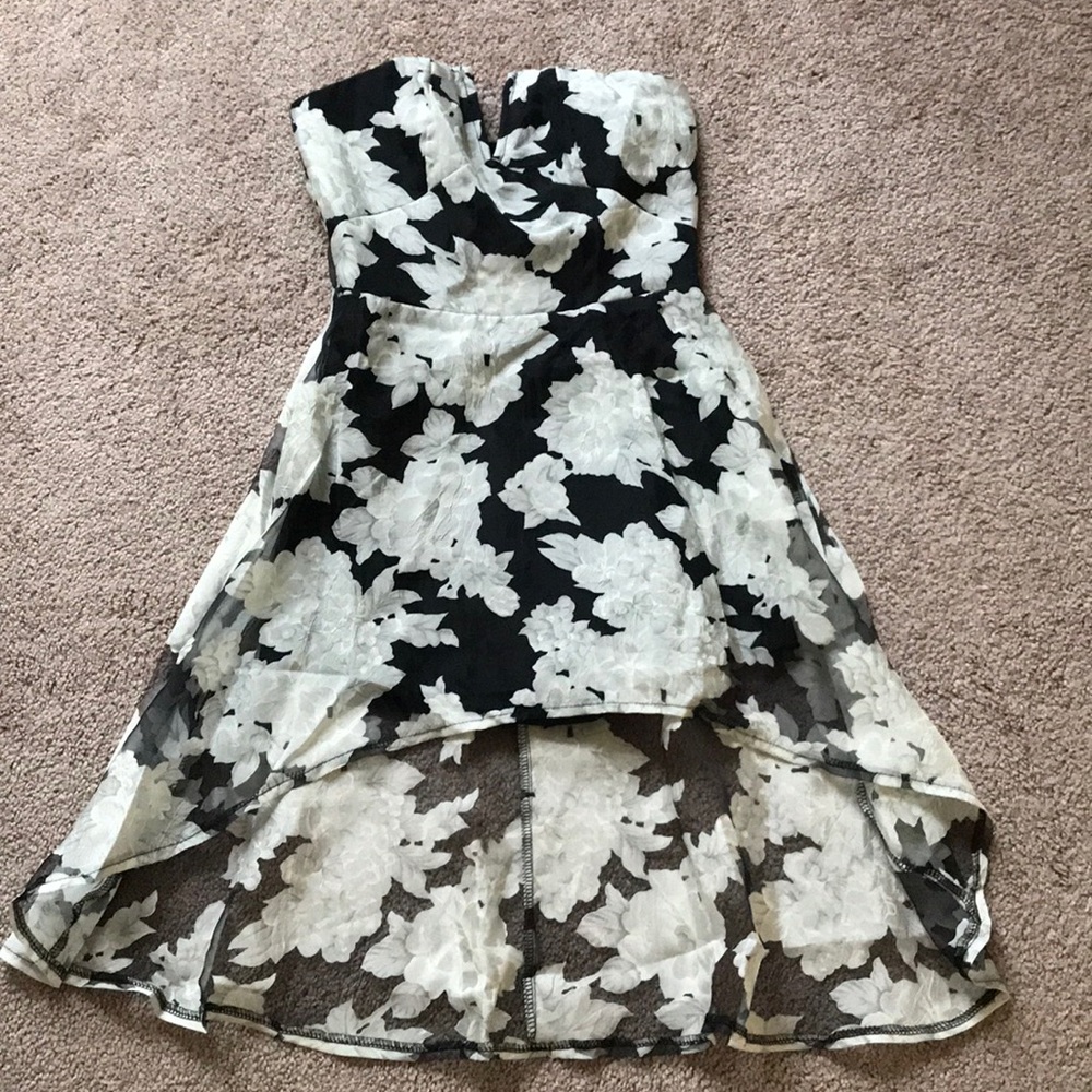 Black Floral Romper